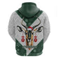 South Africa Springboks Christmas Hoodie Bokke Santa - Geseende Kersfees