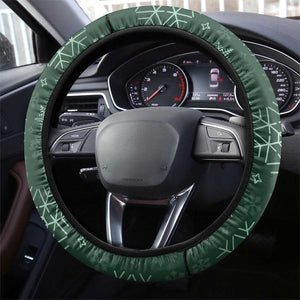 South Africa Springboks Christmas Steering Wheel Cover Bokke Santa - Geseende Kersfees