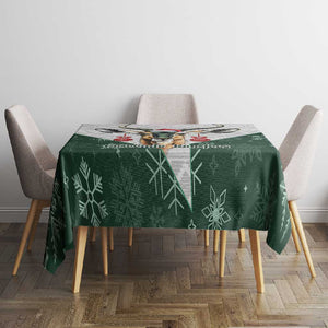 South Africa Springboks Christmas Tablecloth Bokke Santa - Geseende Kersfees