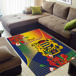 Chad Independence Day Area Rug Happy 64 Years Of Independence