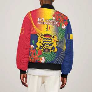 Chad Independence Day Bomber Jacket Happy 64 Years Of Independence