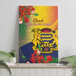 Chad Independence Day Canvas Wall Art Happy 64 Years Of Independence