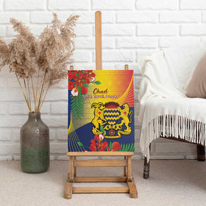 Chad Independence Day Canvas Wall Art Happy 64 Years Of Independence