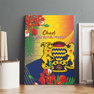 Chad Independence Day Canvas Wall Art Happy 64 Years Of Independence