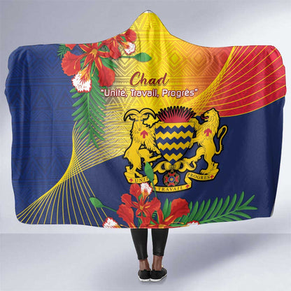 Chad Independence Day Hooded Blanket Happy 64 Years Of Independence