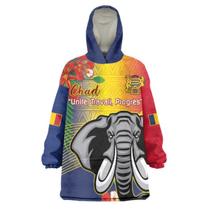 Chad Independence Day KId Wearable Blanket Hoodie Happy 64 Years Of Independence