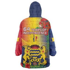 Chad Independence Day KId Wearable Blanket Hoodie Happy 64 Years Of Independence