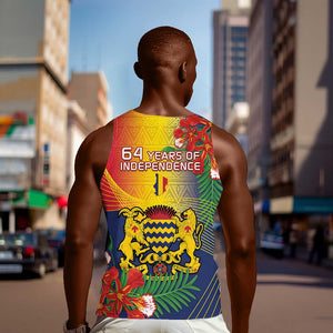 Chad Independence Day Men Tank Top Happy 64 Years Of Independence