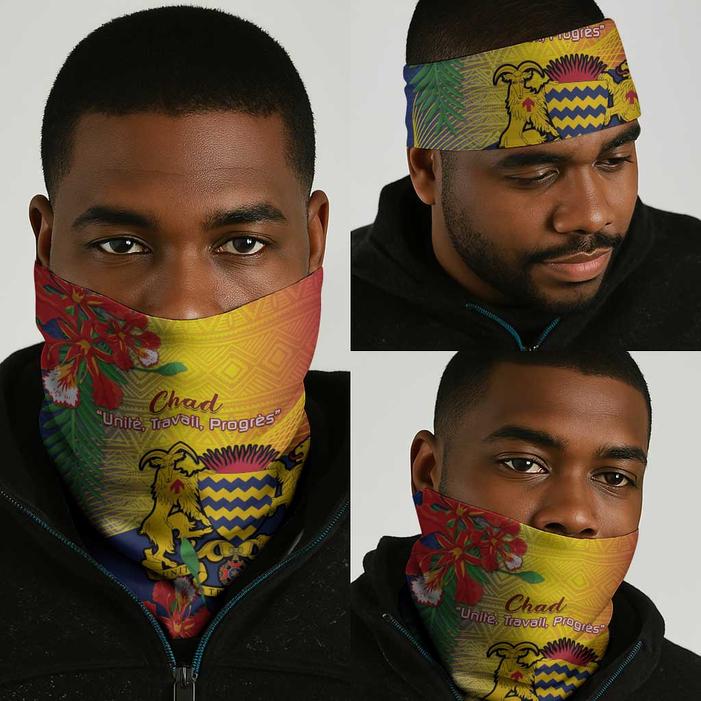 Chad Independence Day Neck Gaiter Happy 64 Years Of Independence LT14