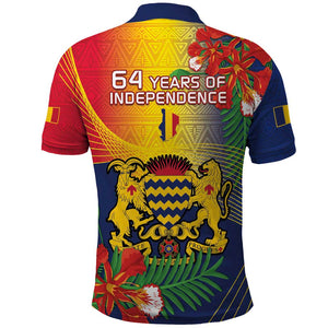 Chad Independence Day Polo Shirt Happy 64 Years Of Independence