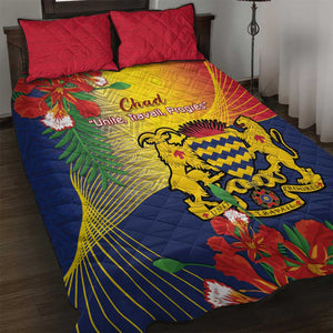 Chad Independence Day Quilt Bed Set Happy 64 Years Of Independence