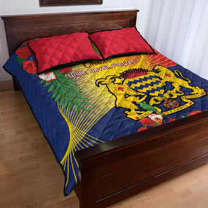 Chad Independence Day Quilt Bed Set Happy 64 Years Of Independence