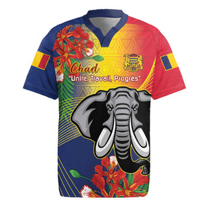 Chad Independence Day Rugby Jersey Happy 64 Years Of Independence