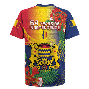 Chad Independence Day Rugby Jersey Happy 64 Years Of Independence