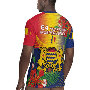 Chad Independence Day Rugby Jersey Happy 64 Years Of Independence