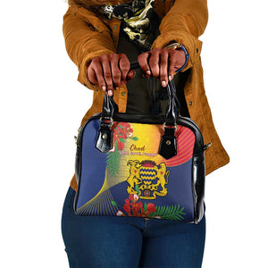 Chad Independence Day Shoulder Handbag Happy 64 Years Of Independence