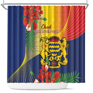 Chad Independence Day Shower Curtain Happy 64 Years Of Independence