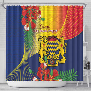 Chad Independence Day Shower Curtain Happy 64 Years Of Independence