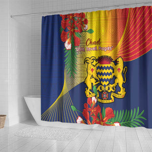 Chad Independence Day Shower Curtain Happy 64 Years Of Independence