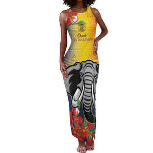 Chad Independence Day Tank Maxi Dress Happy 64 Years Of Independence