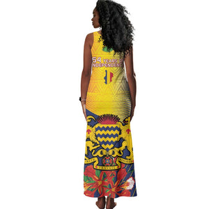 Chad Independence Day Tank Maxi Dress Happy 64 Years Of Independence