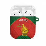 Custom Zimbabwe Cricket AirPods Case Go Chevrons 2003 Color Version