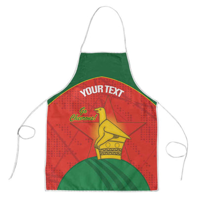 Custom Zimbabwe Cricket Apron Go Chevrons 2003 Color Version