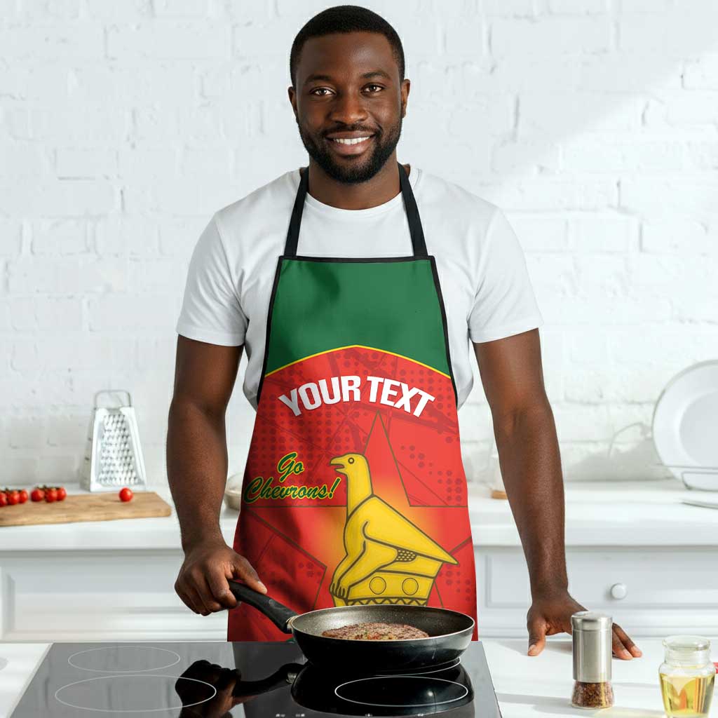 Custom Zimbabwe Cricket Apron Go Chevrons 2003 Color Version
