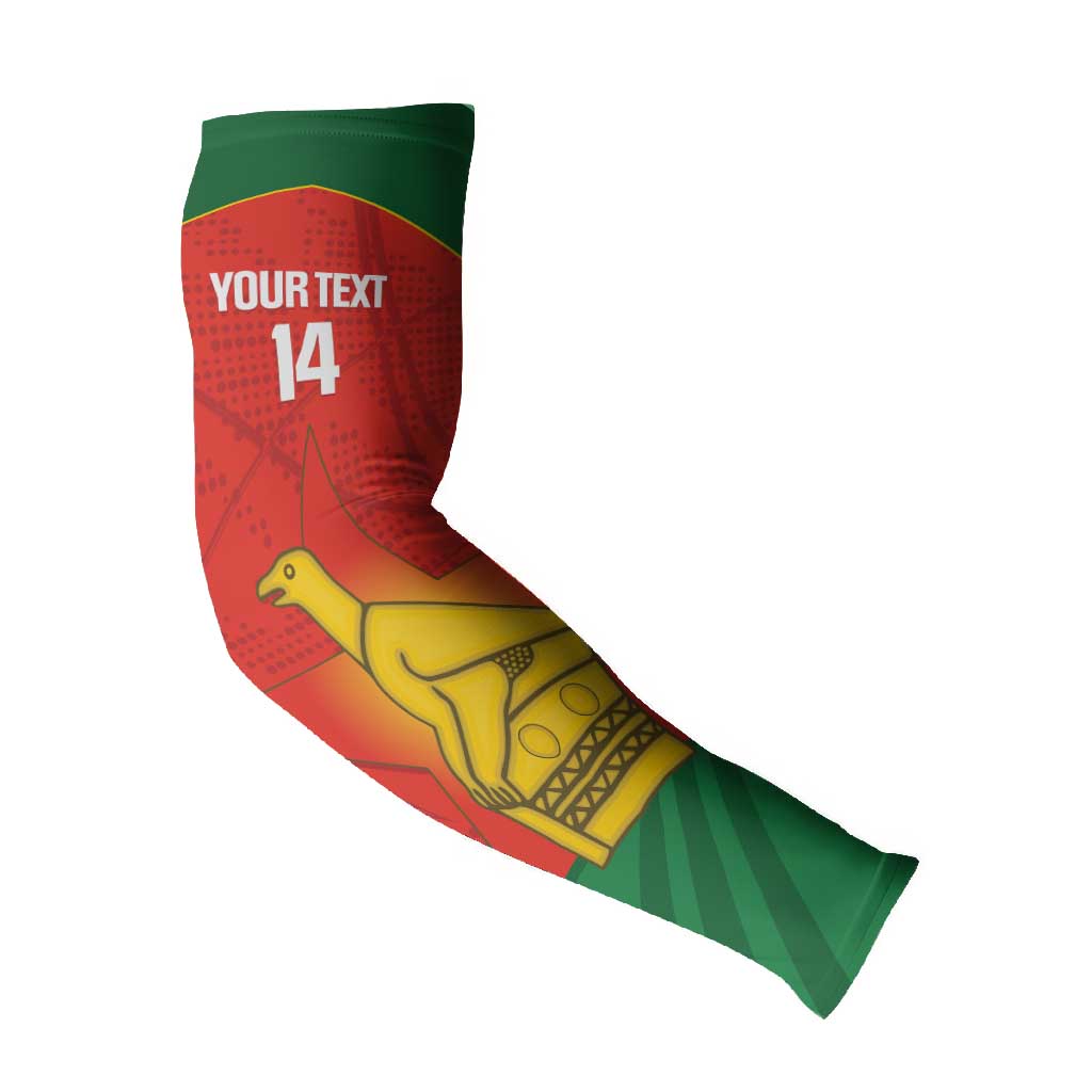 Custom Zimbabwe Cricket Arm Sleeves Go Chevrons 2003 Color Version