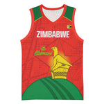 Afro Cricket Zimbabwe Custom Basketball Jersey Go Chevrons 2003 Color LT14