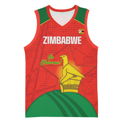Afro Cricket Zimbabwe Custom Basketball Jersey Go Chevrons 2003 Color LT14