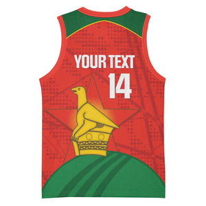 Afro Cricket Zimbabwe Custom Basketball Jersey Go Chevrons 2003 Color LT14