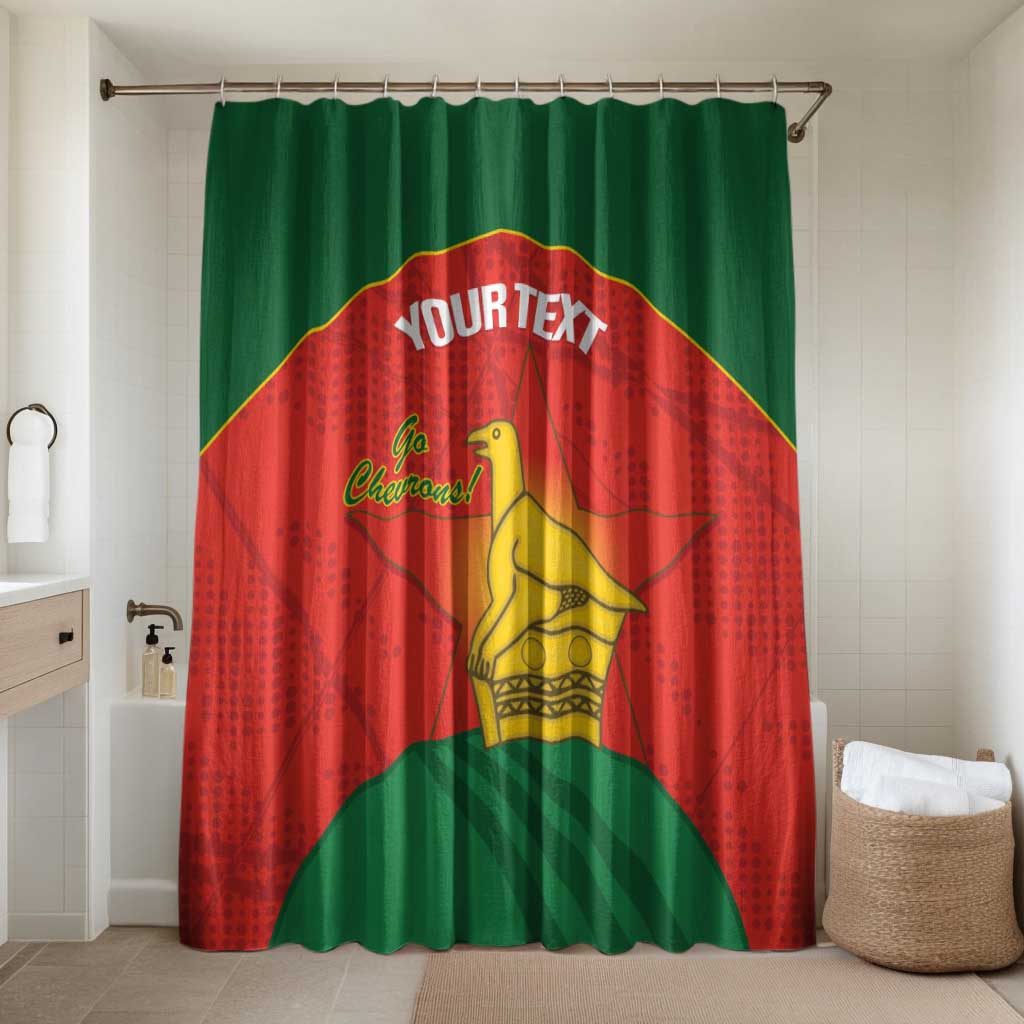 Custom Zimbabwe Cricket Bathroom Set Go Chevrons 2003 Color Version