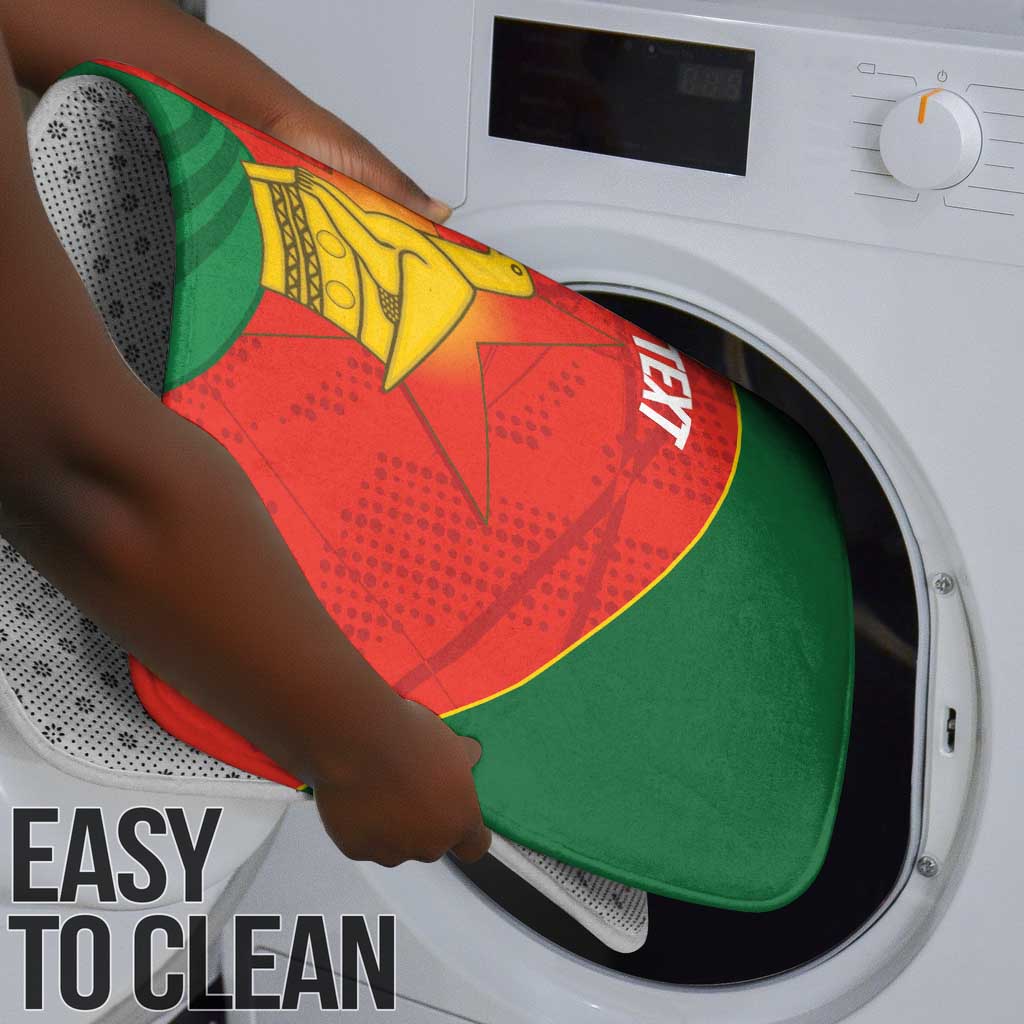 Custom Zimbabwe Cricket Bathroom Set Go Chevrons 2003 Color Version