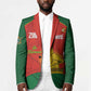 Custom Zimbabwe Cricket Blazer Go Chevrons 2003 Color Version