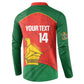 Custom Zimbabwe Cricket Button Sweatshirt Go Chevrons 2003 Color Version