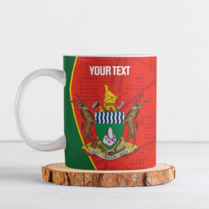 Custom Zimbabwe Cricket Ceramic Mug Go Chevrons 2003 Color Version