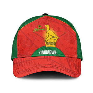 Zimbabwe Cricket Classic Cap Go Chevrons 2003 Color Version - African Pride