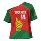 Custom Zimbabwe Cricket Cross Shoulder Shirt Go Chevrons 2003 Color Version