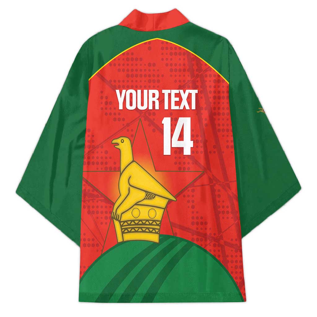 Custom Zimbabwe Cricket Kimono Go Chevrons 2003 Color Version