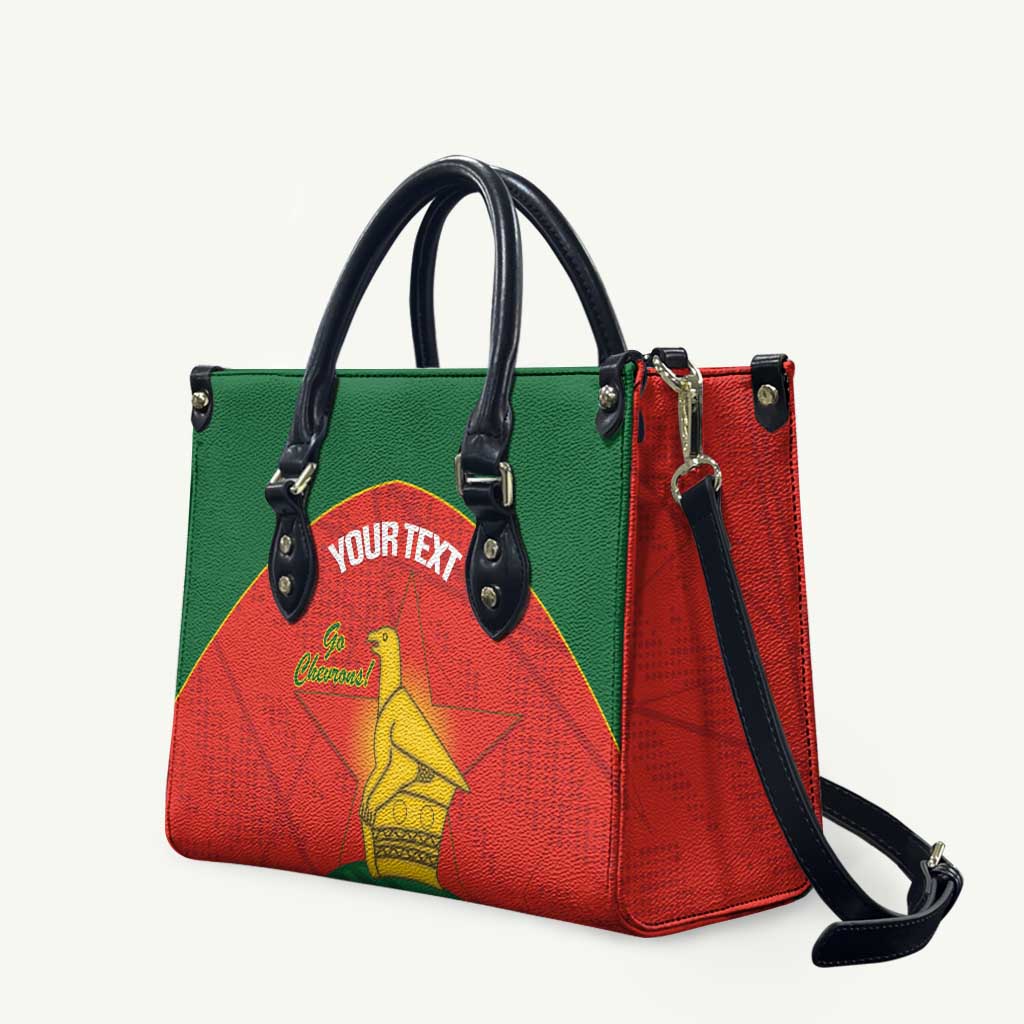 Custom Zimbabwe Cricket Leather Bag Go Chevrons 2003 Color Version