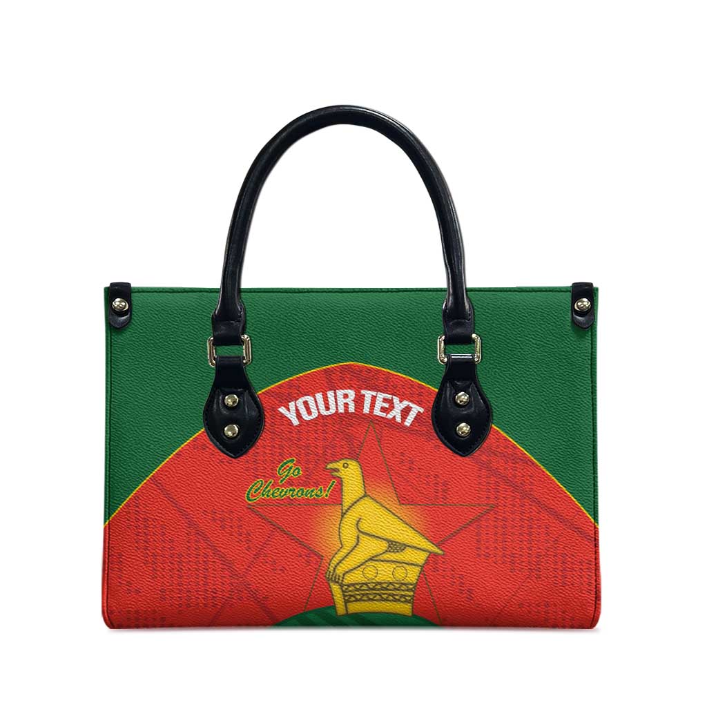 Custom Zimbabwe Cricket Leather Bag Go Chevrons 2003 Color Version