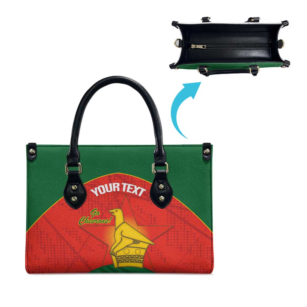 Custom Zimbabwe Cricket Leather Bag Go Chevrons 2003 Color Version