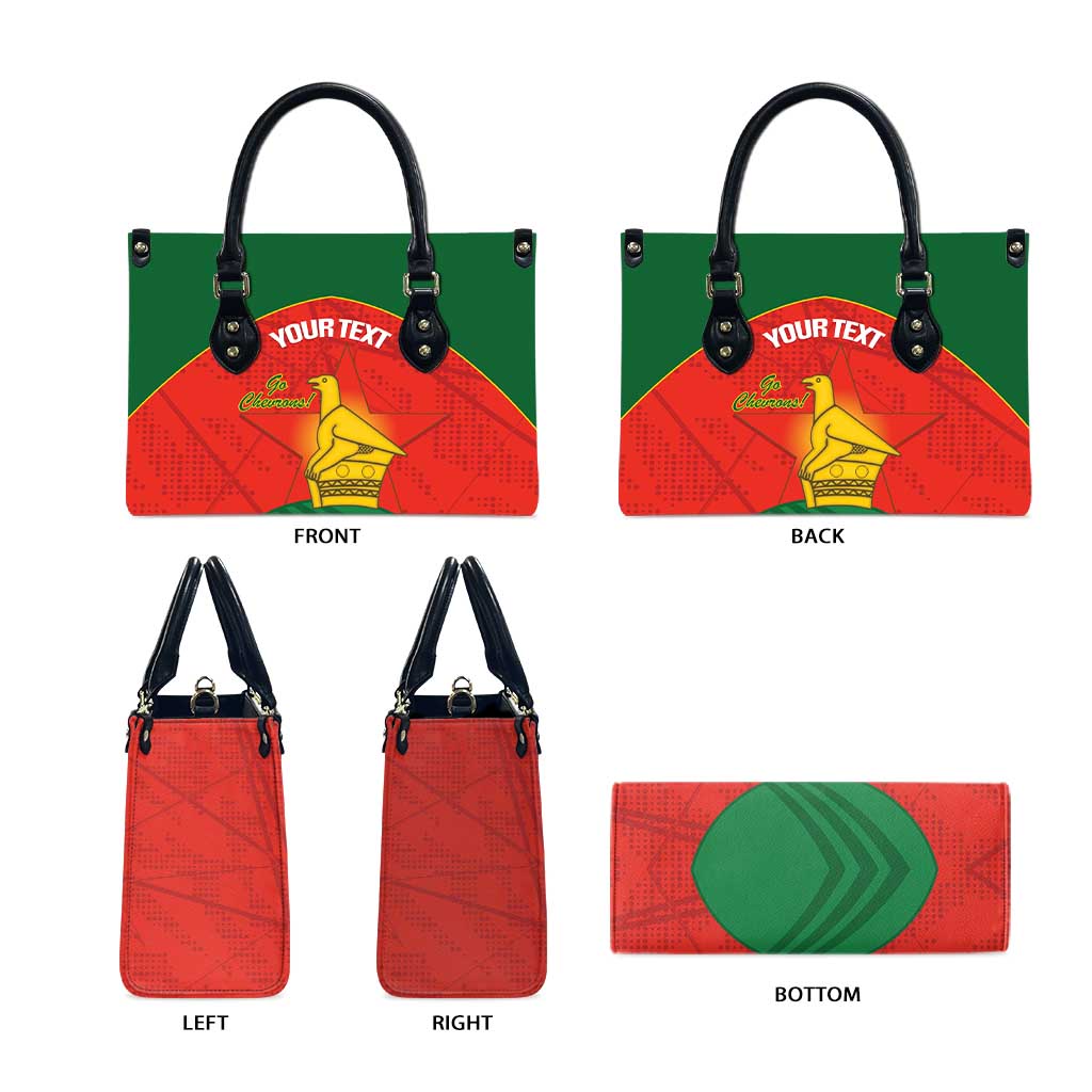 Custom Zimbabwe Cricket Leather Bag Go Chevrons 2003 Color Version
