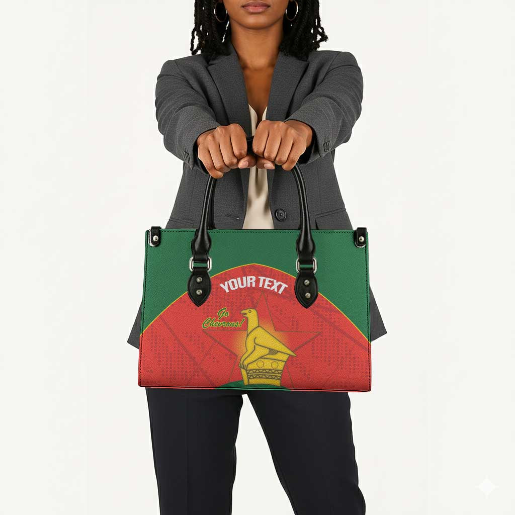 Custom Zimbabwe Cricket Leather Bag Go Chevrons 2003 Color Version