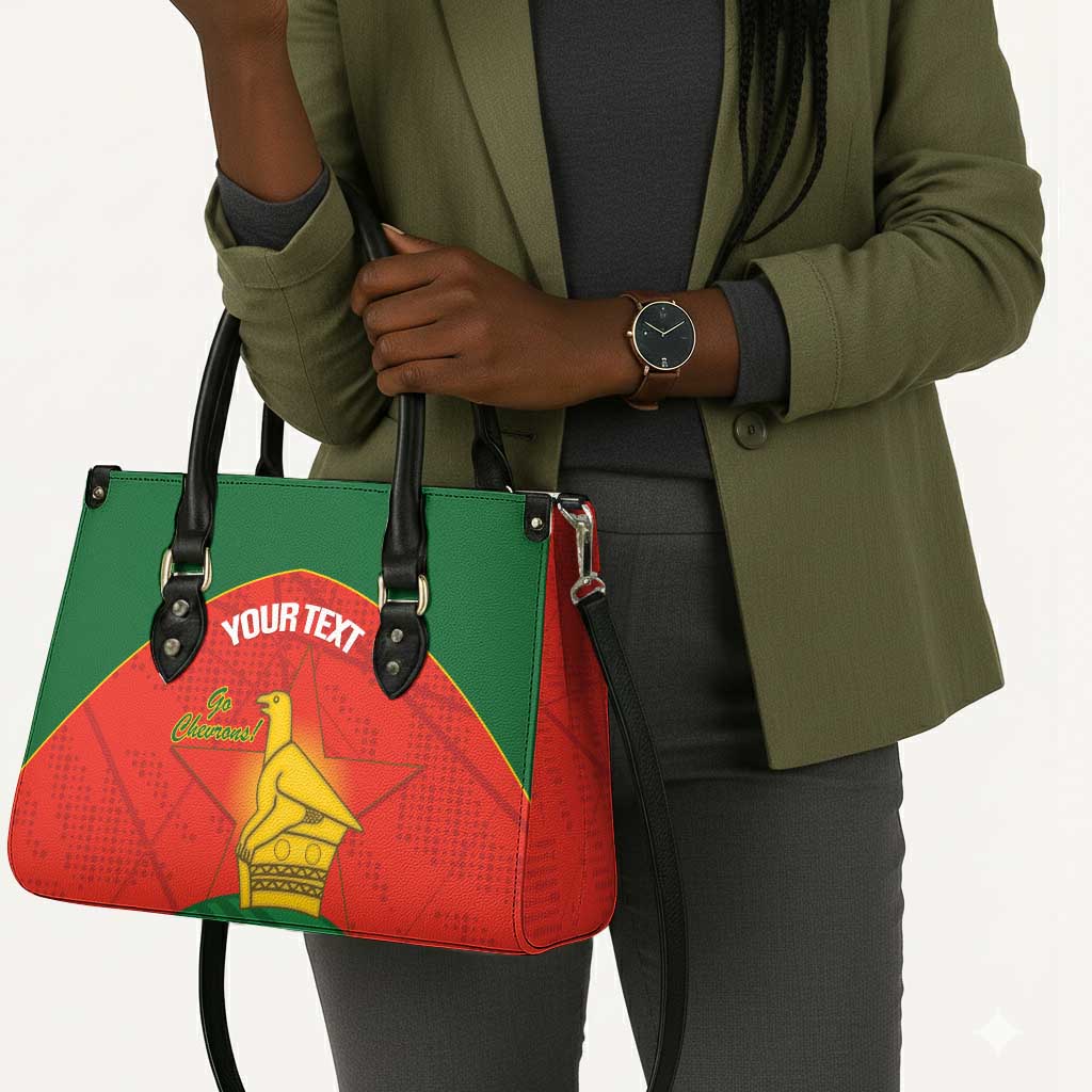 Custom Zimbabwe Cricket Leather Bag Go Chevrons 2003 Color Version