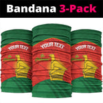 Afro Cricket Zimbabwe Custom Neck Gaiter Go Chevrons 2003 Color LT14