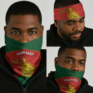 Afro Cricket Zimbabwe Custom Neck Gaiter Go Chevrons 2003 Color LT14