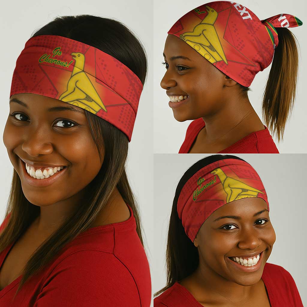 Afro Cricket Zimbabwe Custom Neck Gaiter Go Chevrons 2003 Color LT14