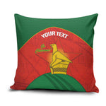 Custom Zimbabwe Cricket Pillow Cover Go Chevrons 2003 Color Version